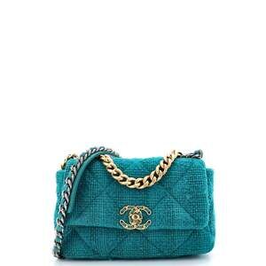 Chanel 19 Flap Bag Quilted Tweed Medium #243785C46B